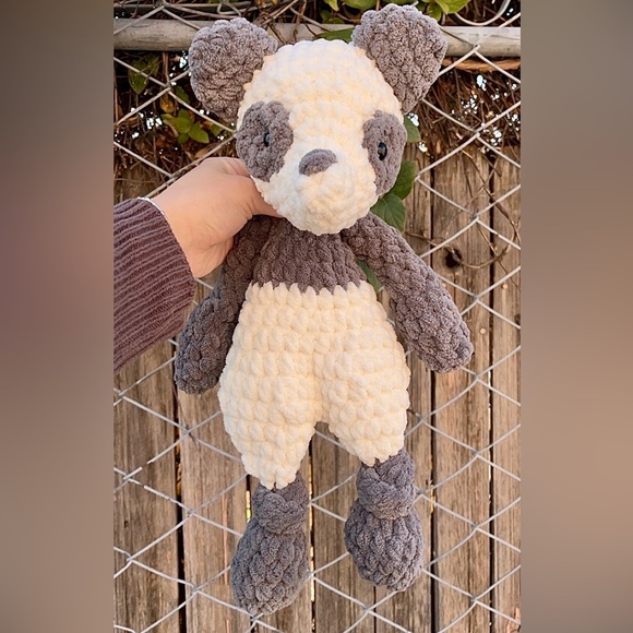 Crochet Panda Snuggler - Picture 1 of 3